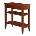 Convenience Concepts American Heritage Three Tier End Table with Drawer - 7107159CH